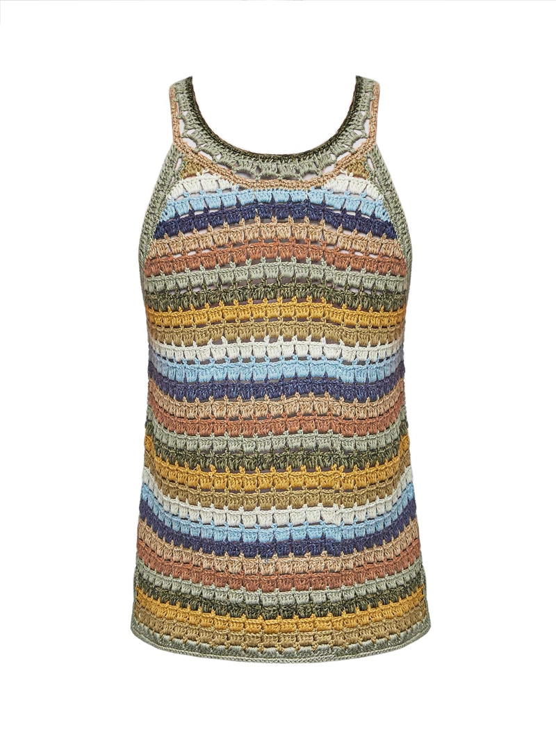 POLERA ALGODON ORGANICO MUJER MAR VERDE ROCKFORD - 2
