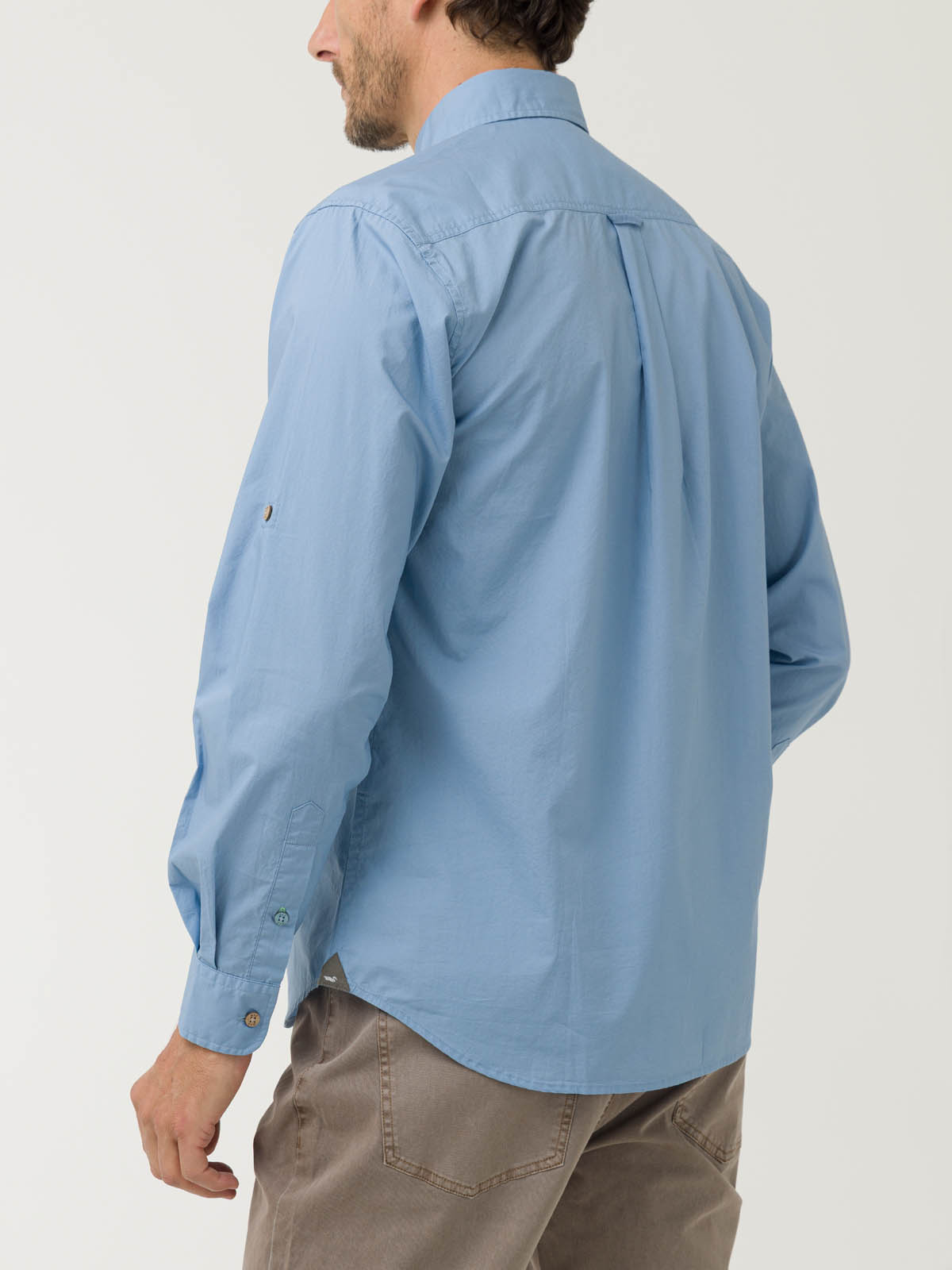 CAMISA ALGODÓN ORG HOMBRE GALITON AZUL CLARO ROCKFORD - 7