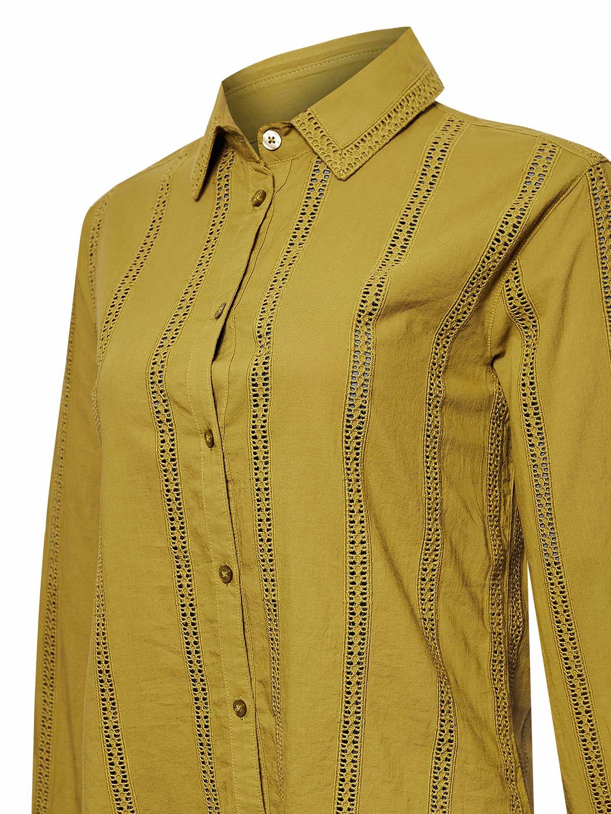 BLUSA ALGODÓN ORGÁNICO MUJER ZAMBOR VERDE ROCKFORD - 4