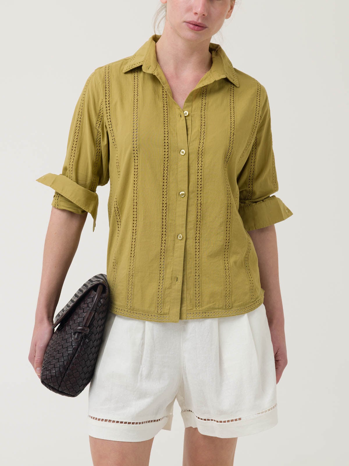 BLUSA ALGODÓN ORGÁNICO MUJER ZAMBOR VERDE ROCKFORD - 5