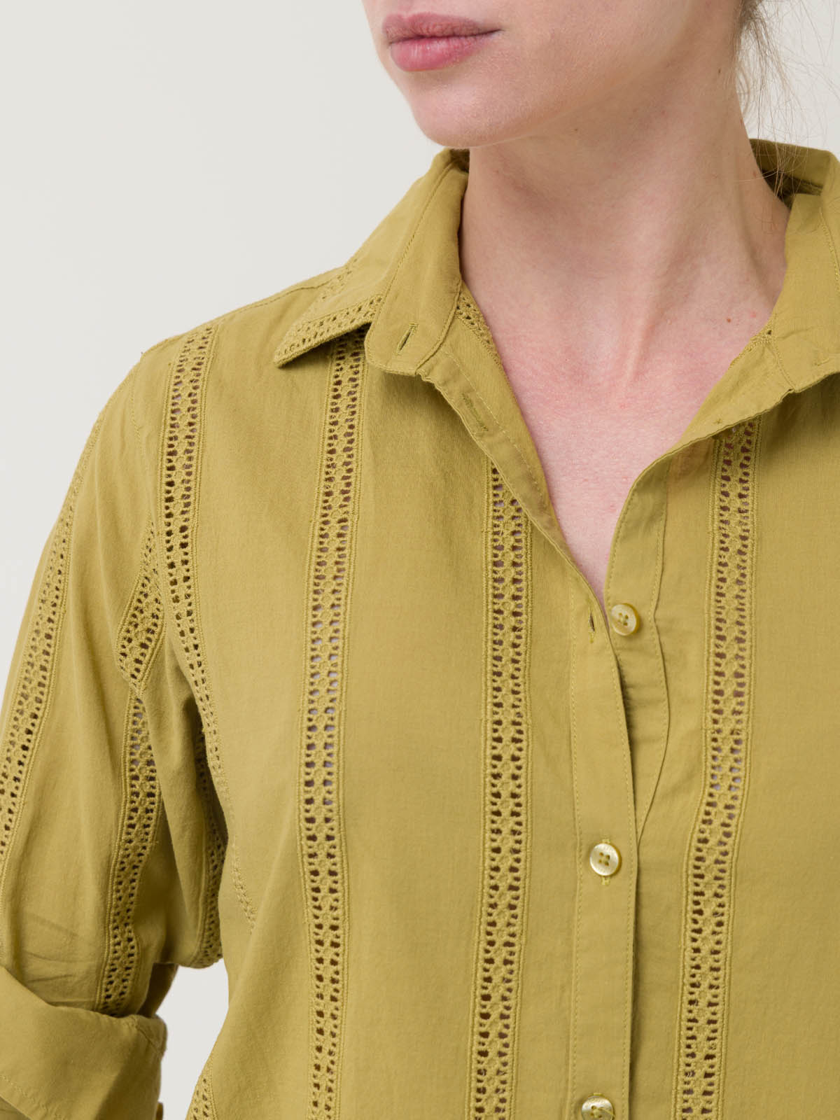 BLUSA ALGODÓN ORGÁNICO MUJER ZAMBOR VERDE ROCKFORD - 7