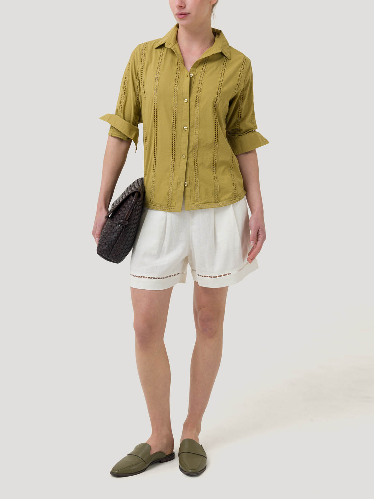 BLUSA ALGODÓN ORGÁNICO MUJER ZAMBOR VERDE ROCKFORD - 8
