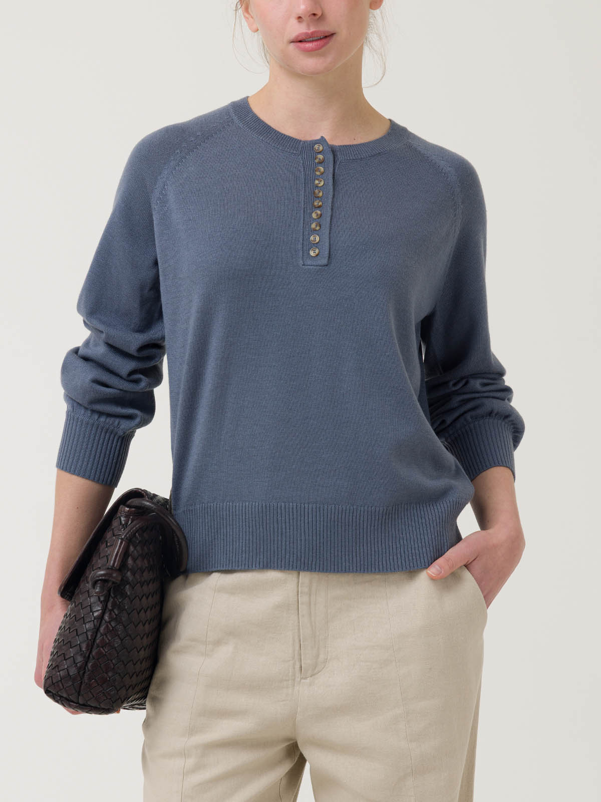 SWEATER MUJER OMAHA GRIS ROCKFORD - 5