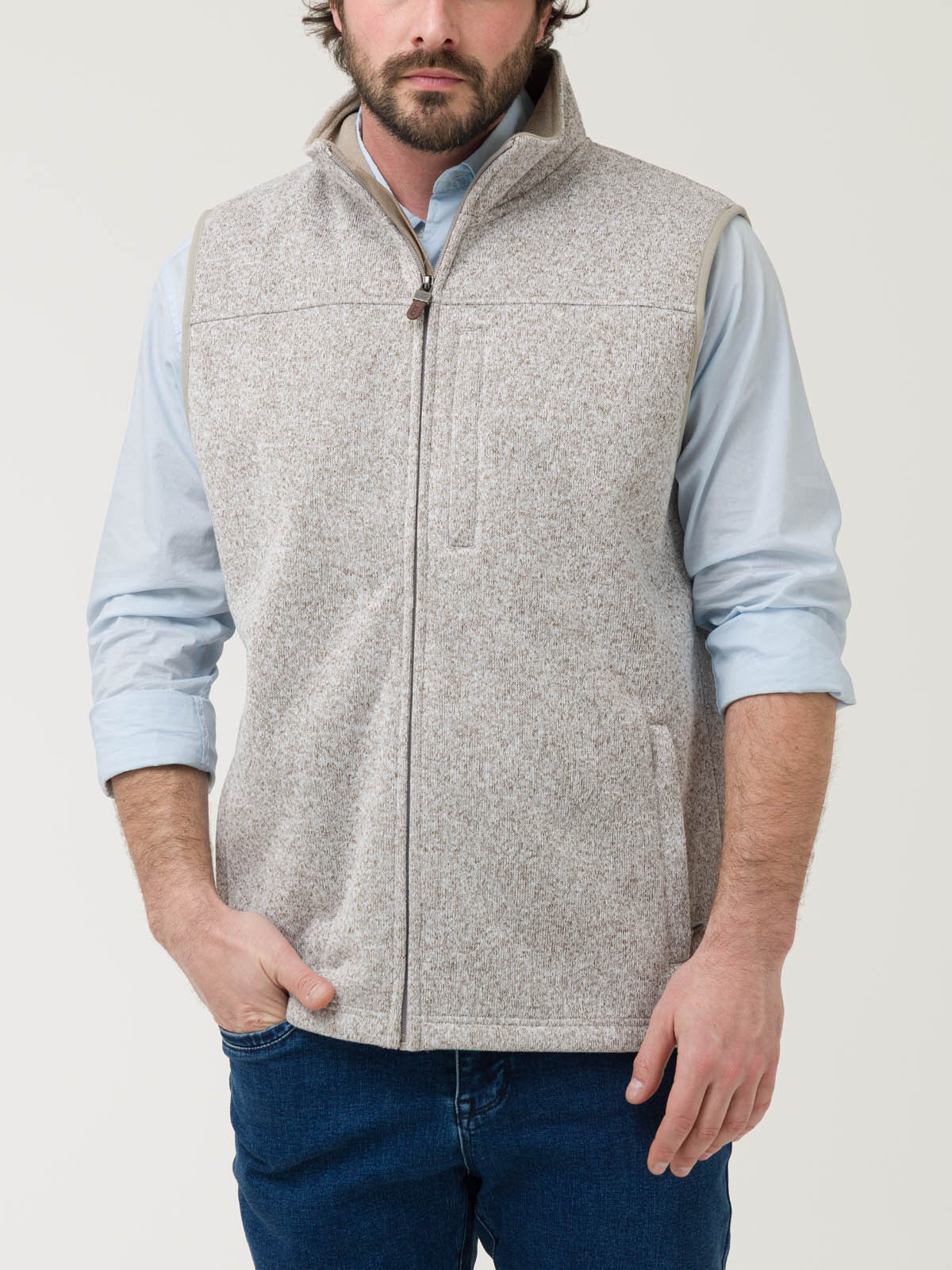 POLAR FIBRAS RECICLADAS HOMBRE YORK BEIGE ROCKFORD - 5