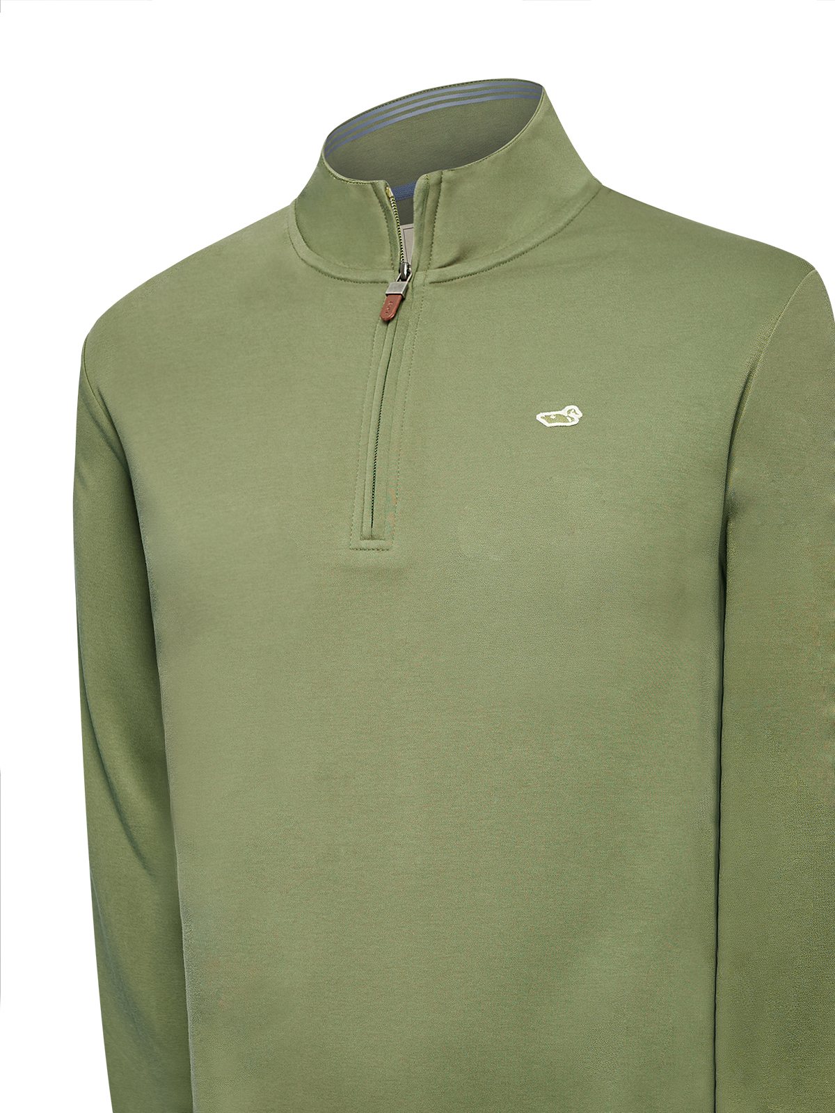 POLERÓN ALGODÓN PIMA HOMBRE RIMINIHALF VERDE ROCKFORD - 4