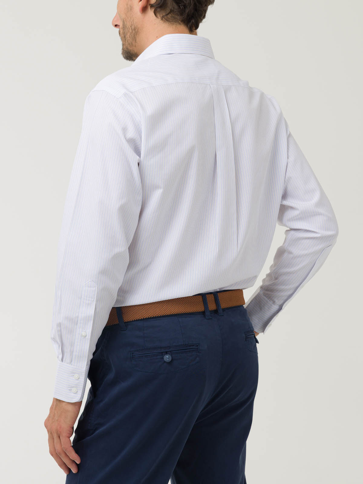 CAMISA LIBRE DE ARRUGAS ALGODÓN HOMBRE BEIGE ROCKFORD - 7