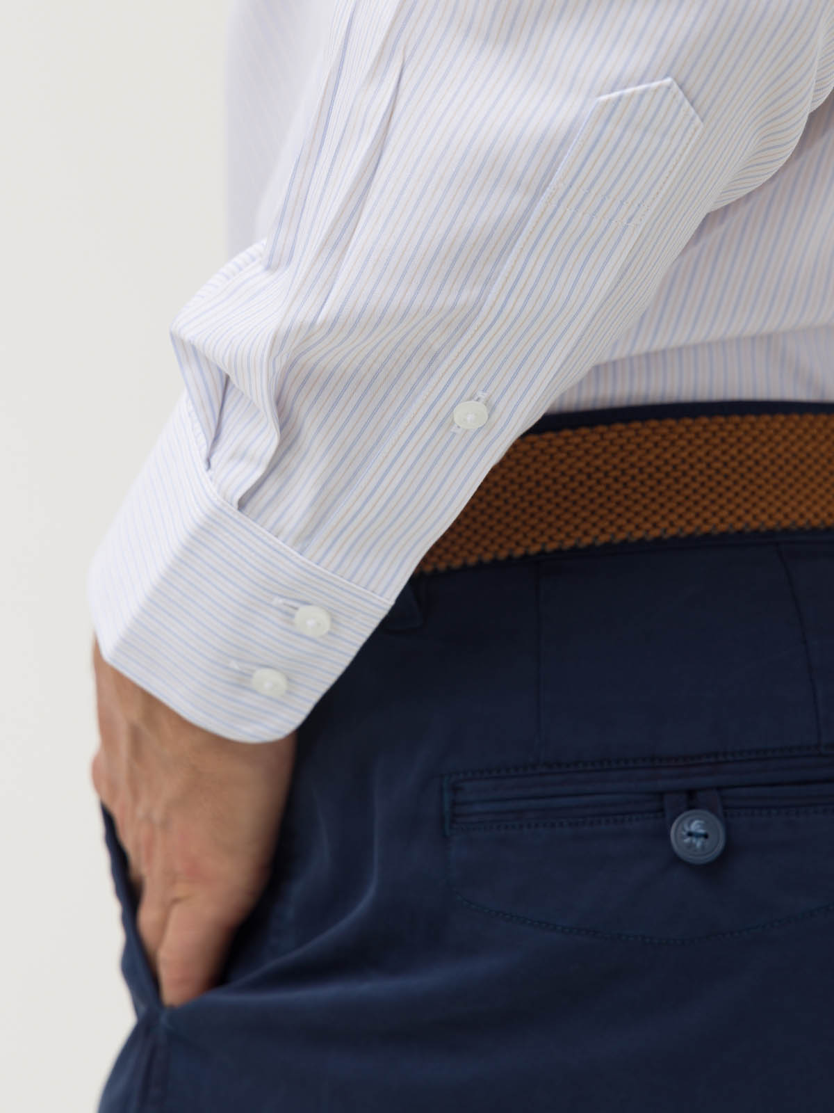CAMISA LIBRE DE ARRUGAS ALGODÓN HOMBRE BEIGE ROCKFORD - 9