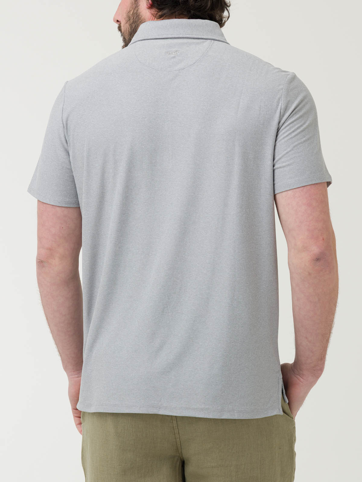 POLERA FIBRAS RECICLADAS HOMBRE TRENTO GRIS ROCKFORD - 2