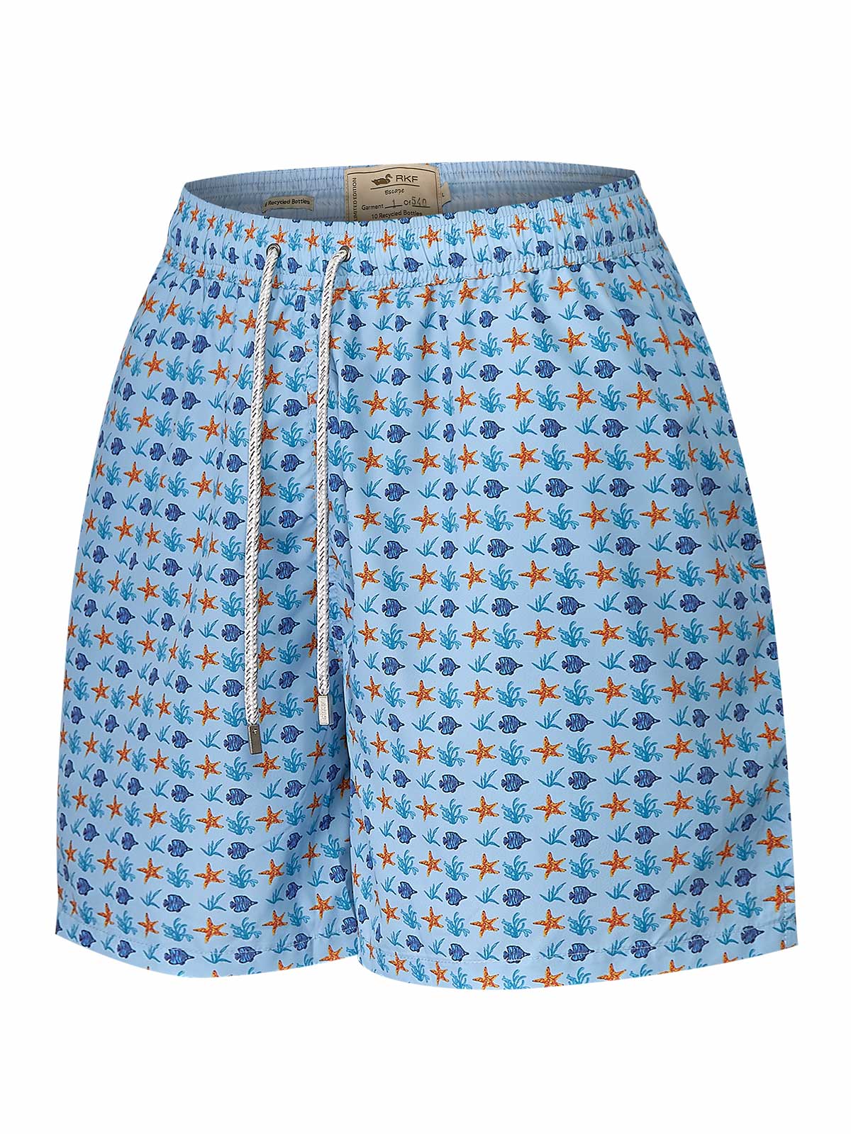 TRAJE DE BAÑO FIBRAS RECIC HOMBRE CELESTE IZAM ROCKFORD - 1
