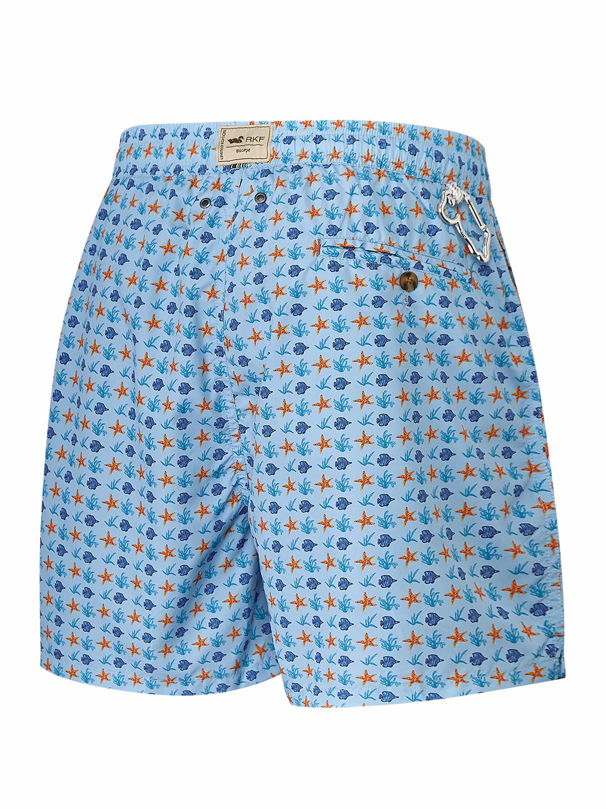 TRAJE DE BAÑO FIBRAS RECIC HOMBRE CELESTE IZAM ROCKFORD - 2