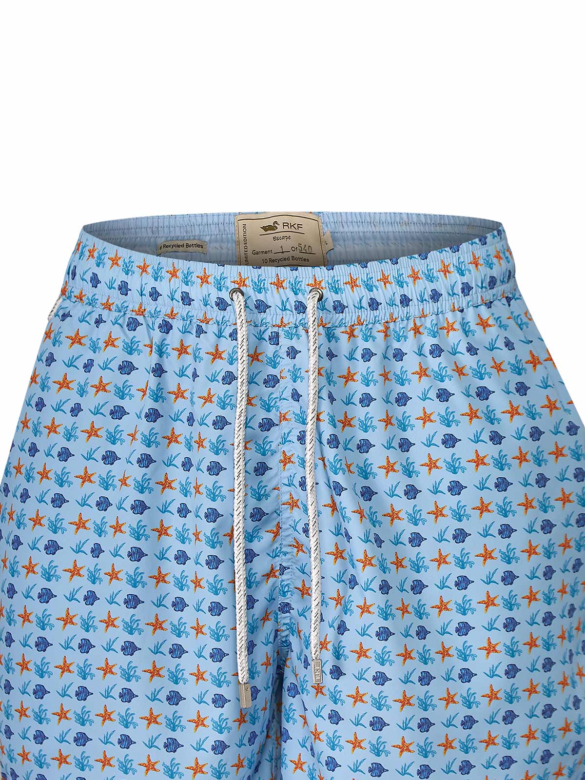 TRAJE DE BAÑO FIBRAS RECIC HOMBRE CELESTE IZAM ROCKFORD - 4
