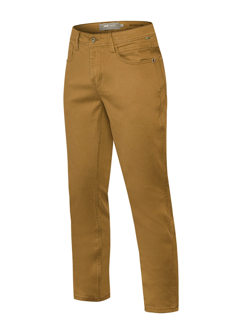 JEANS ALGODÓN HOMBRE BAYEN COLOR CAFE ROCKFORD - 1