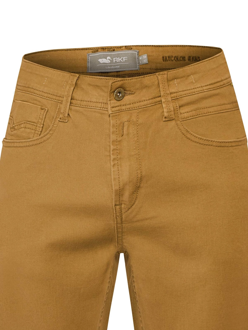 JEANS ALGODÓN HOMBRE BAYEN COLOR CAFE ROCKFORD - 4