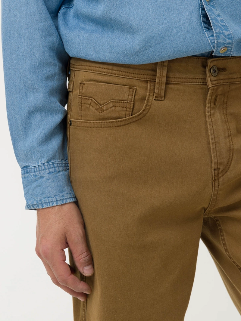 JEANS ALGODÓN HOMBRE BAYEN COLOR CAFE ROCKFORD - 7