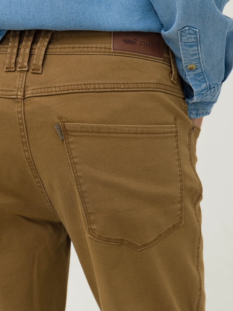 JEANS ALGODÓN HOMBRE BAYEN COLOR CAFE ROCKFORD - 8