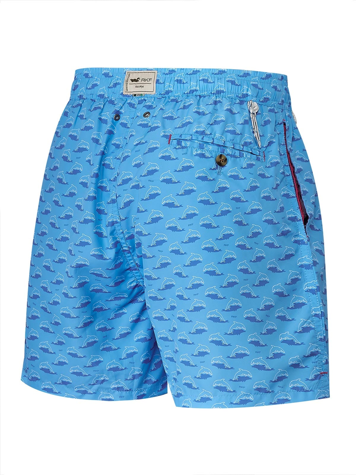TRAJE DE BAÑO FIBRAS RECIC HOMBRE IZAM AZUL ROCKFORD - 2