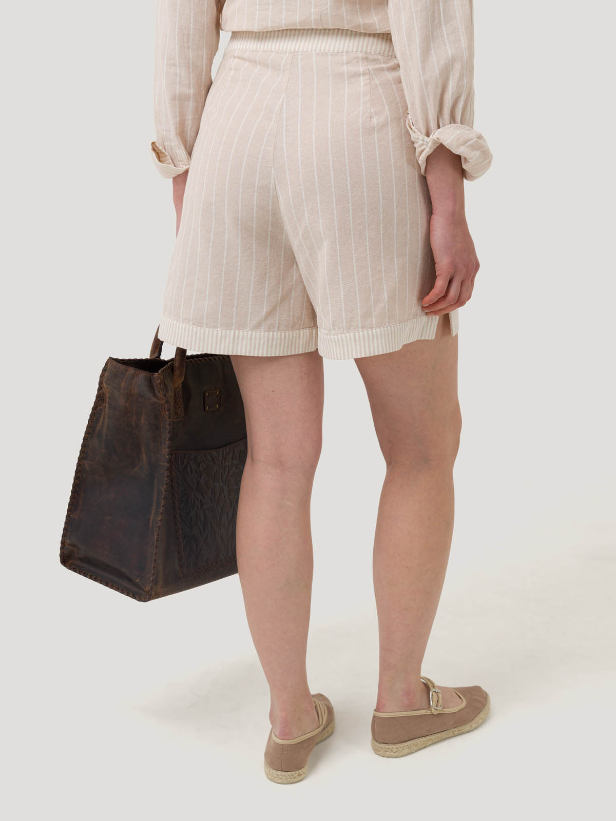 SHORT LINO ORGÁNICO MUJER HURON ROSADO ROCKFORD - 6