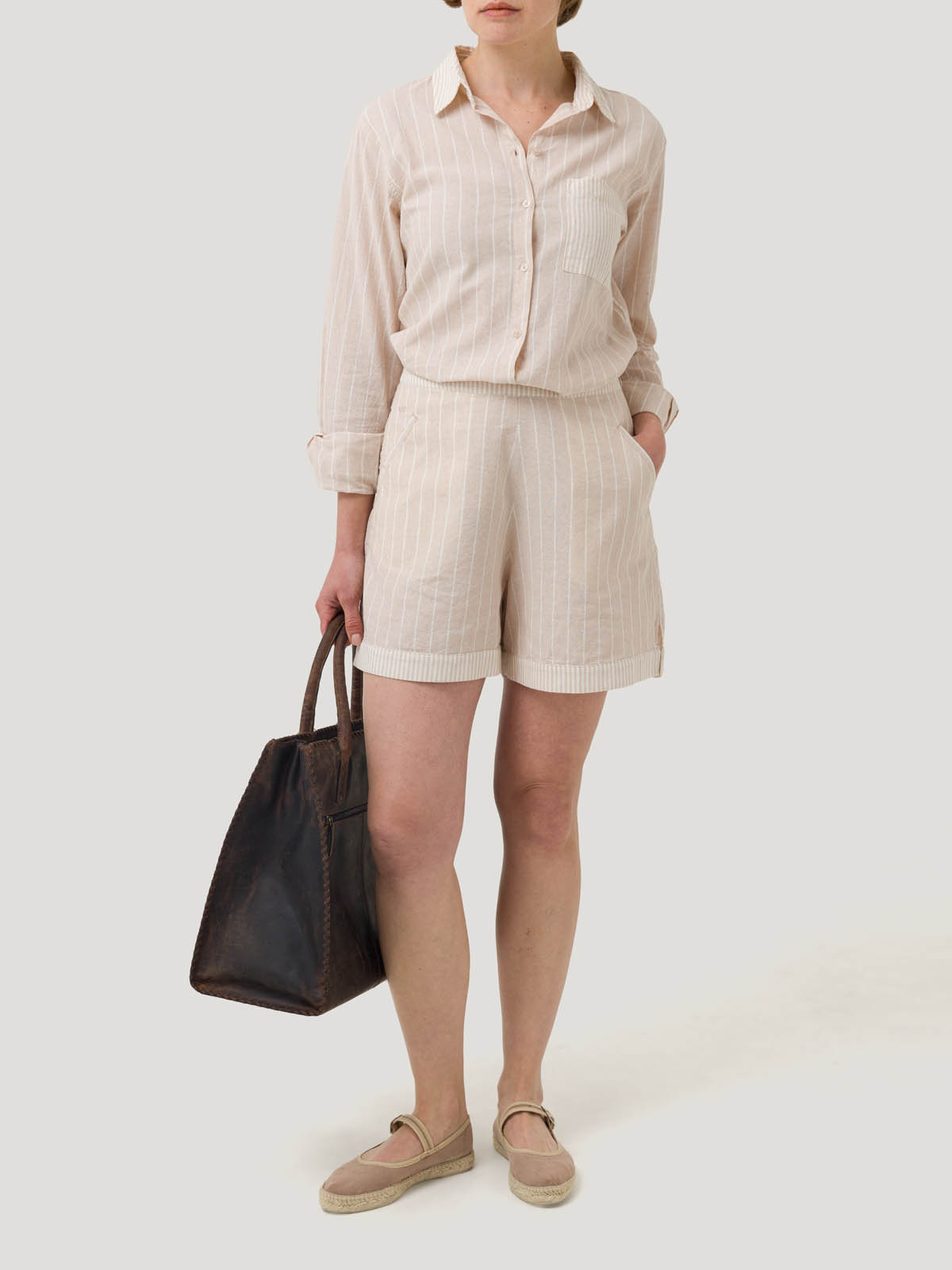 SHORT LINO ORGÁNICO MUJER HURON ROSADO ROCKFORD - 9