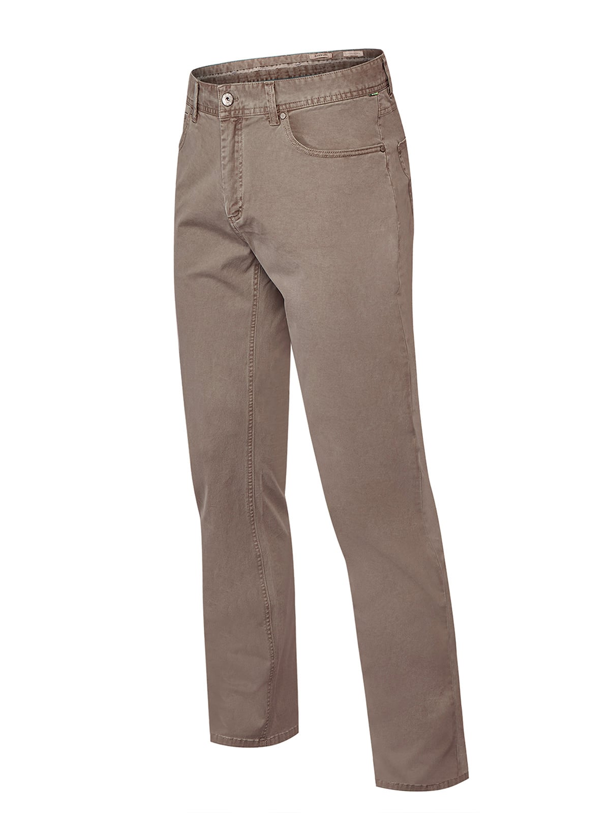 PANTALÓN ALGODÓN HOMBRE FIVE EN COLOR CAFE ROCKFORD - 1