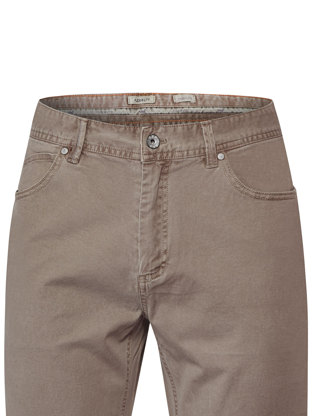 PANTALÓN ALGODÓN HOMBRE FIVE EN COLOR CAFE ROCKFORD - 4