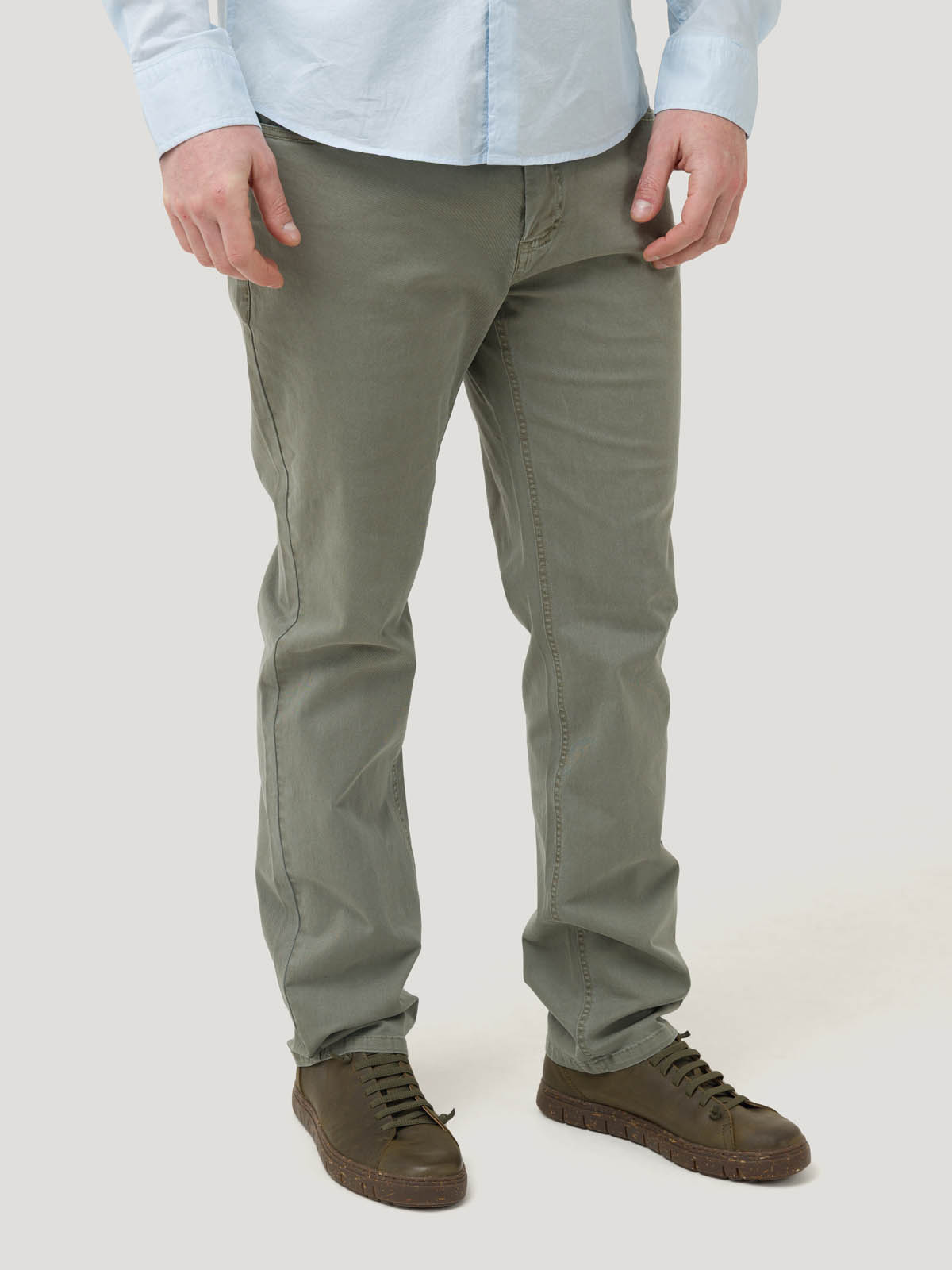 PANTALÓN ALGODÓN HOMBRE FIVE GRIS ROCKFORD - 5