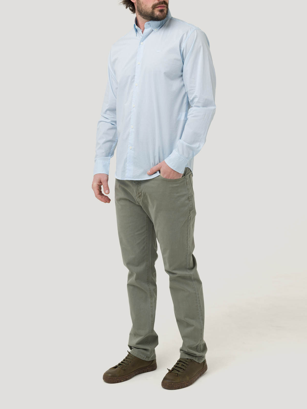 PANTALÓN ALGODÓN HOMBRE FIVE GRIS ROCKFORD - 9