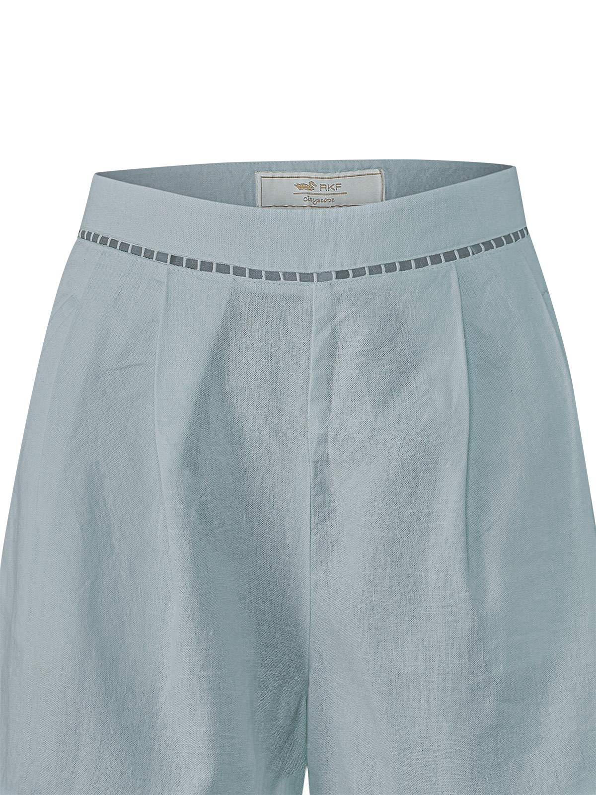 SHORT LINO ORGÁNICO MUJER ANDES GRIS ROCKFORD - 4