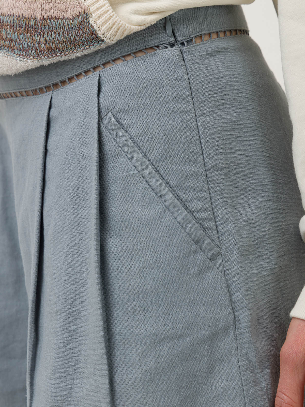 SHORT LINO ORGÁNICO MUJER ANDES GRIS ROCKFORD - 7