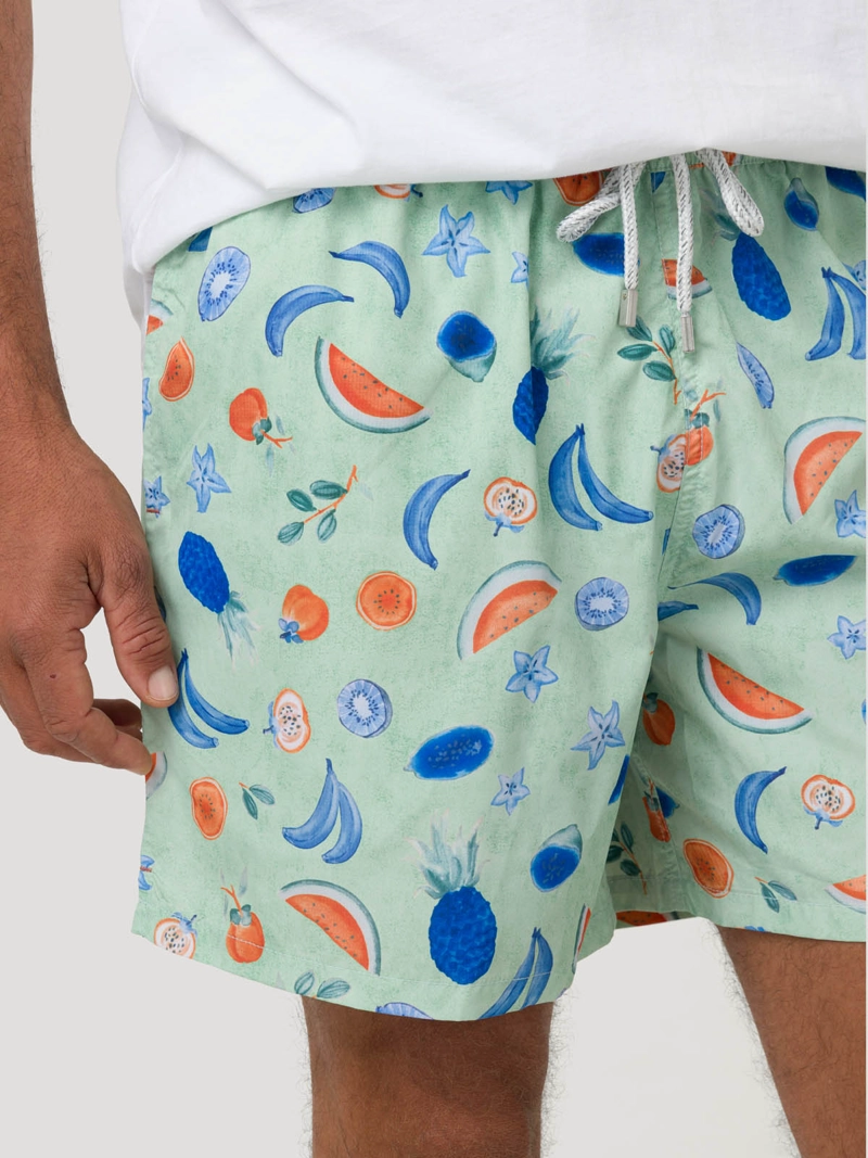 TRAJE DE BAÑO FIBRAS RECIC HOMBRE IZAM VERDE ROCKFORD - 7