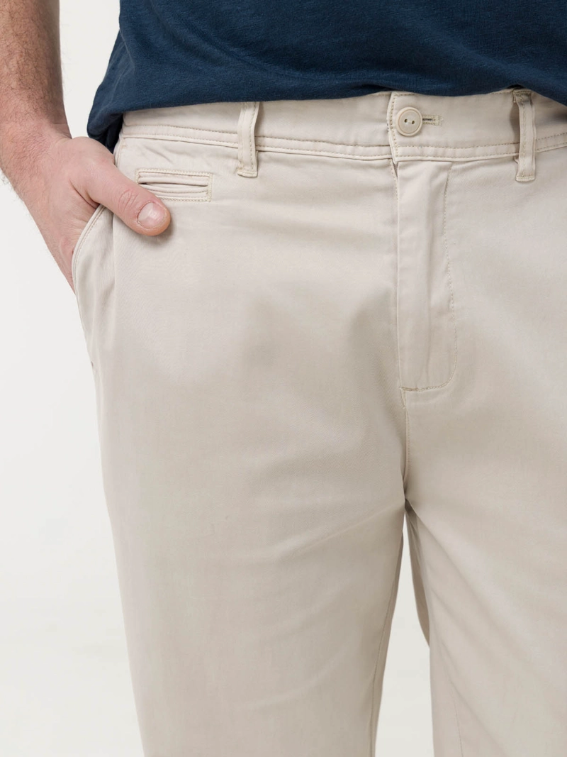 PANTALON ALGODON HOMBRE NAPOLI BEIGE ROCKFORD - 8