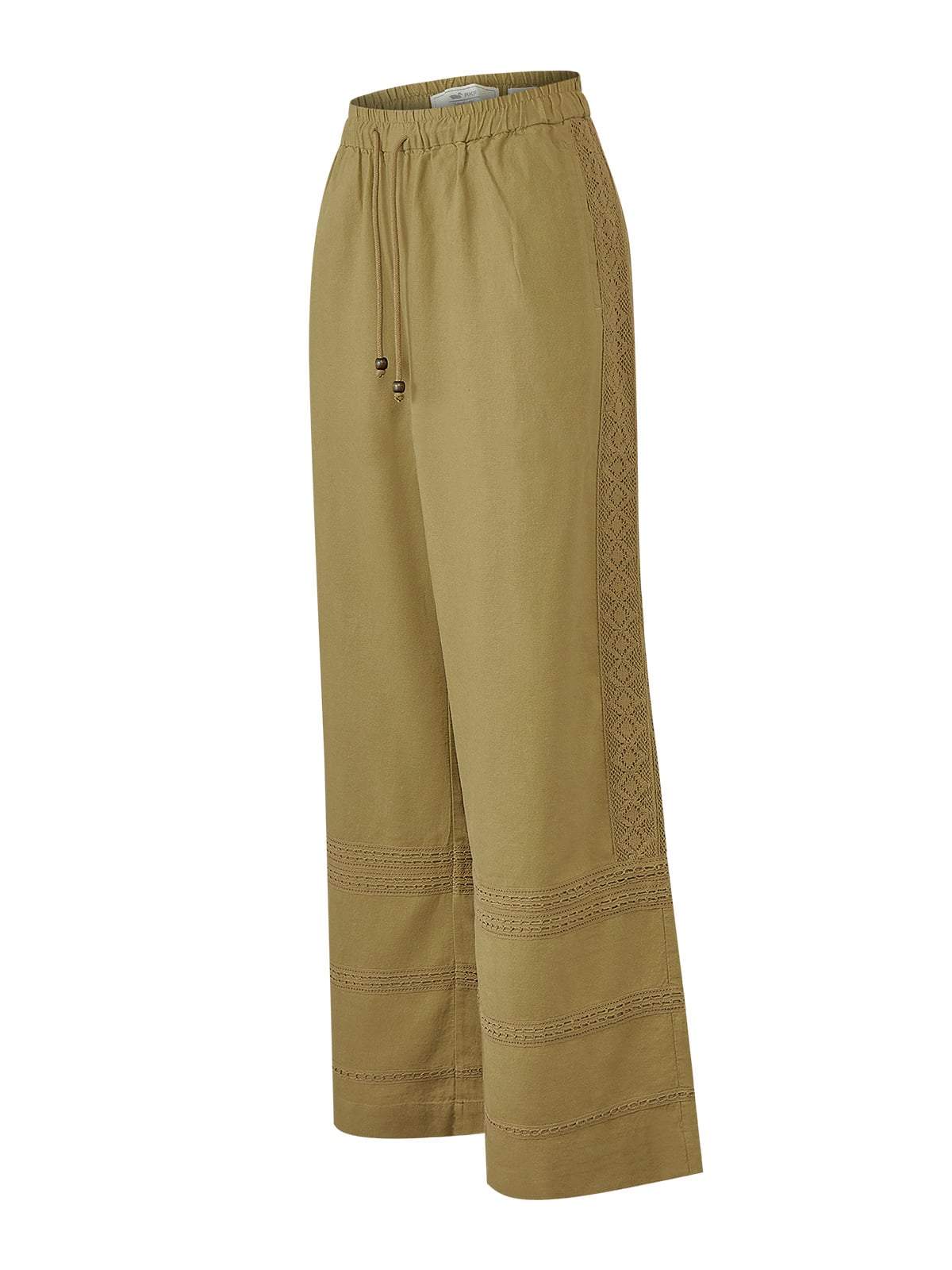 PANTALÓN LINO ORGÁNICO MUJER FUJI VERDE ROCKFORD - 1