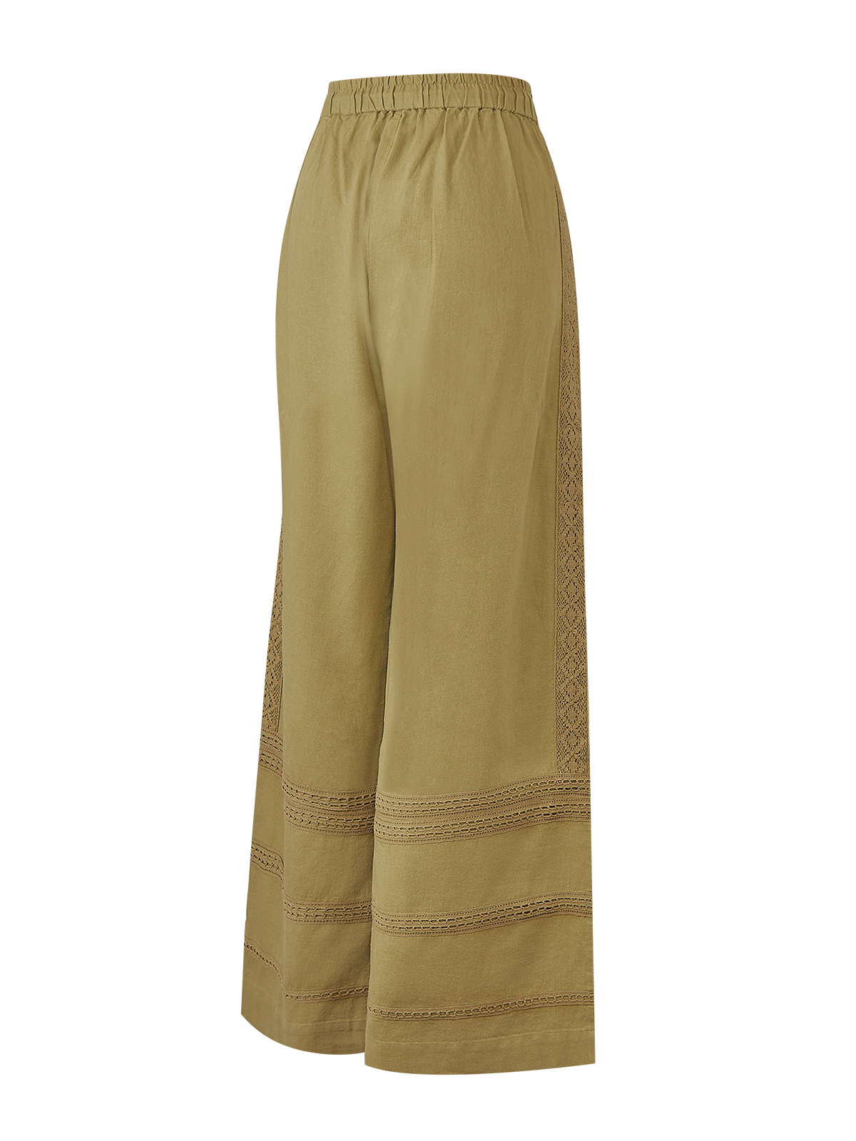 PANTALÓN LINO ORGÁNICO MUJER FUJI VERDE ROCKFORD - 2