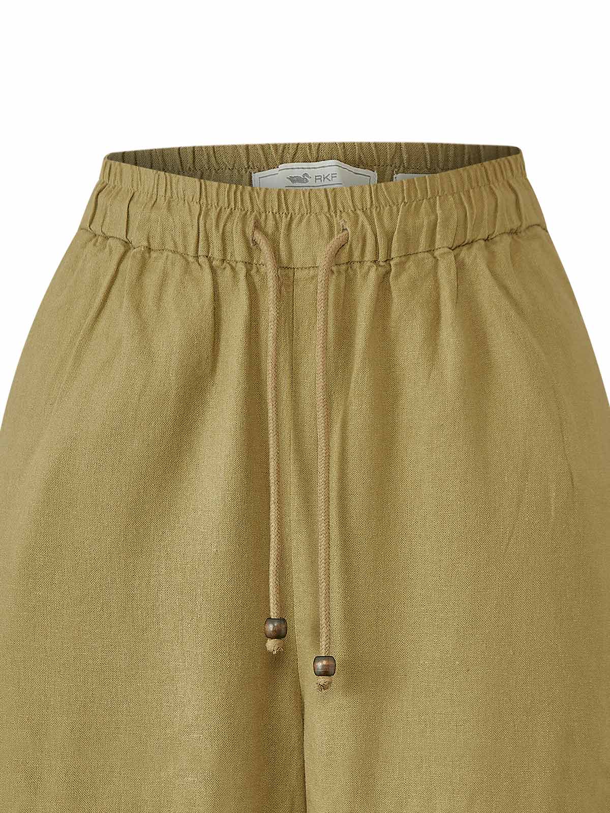 PANTALÓN LINO ORGÁNICO MUJER FUJI VERDE ROCKFORD - 4
