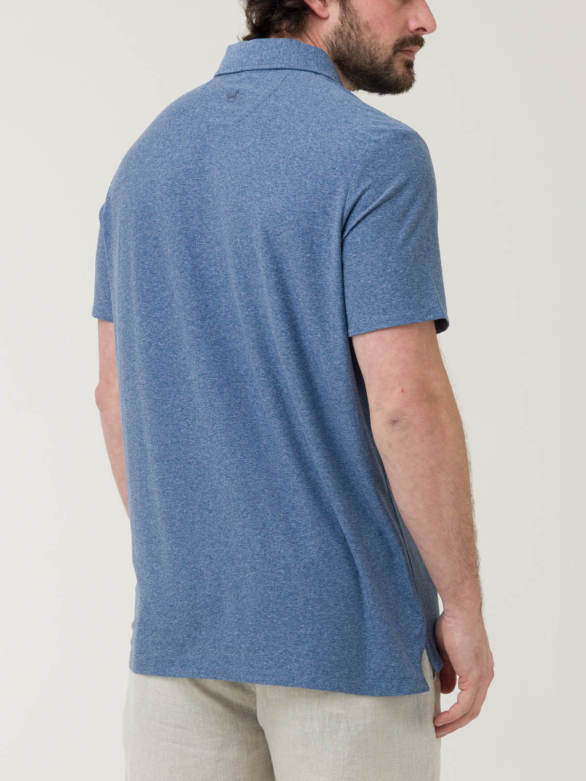 POLERA FIBRAS RECICLADAS HOMBRE TRENTO AZUL ROCKFORD - 2