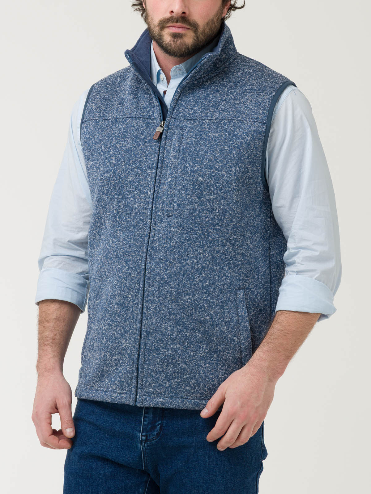 POLAR FIBRAS RECICLADAS HOMBRE YORK AZUL ROCKFORD - 5