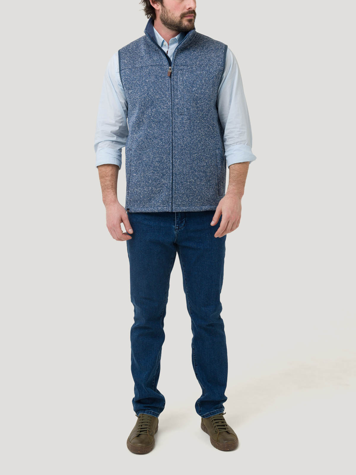 POLAR FIBRAS RECICLADAS HOMBRE YORK AZUL ROCKFORD - 8