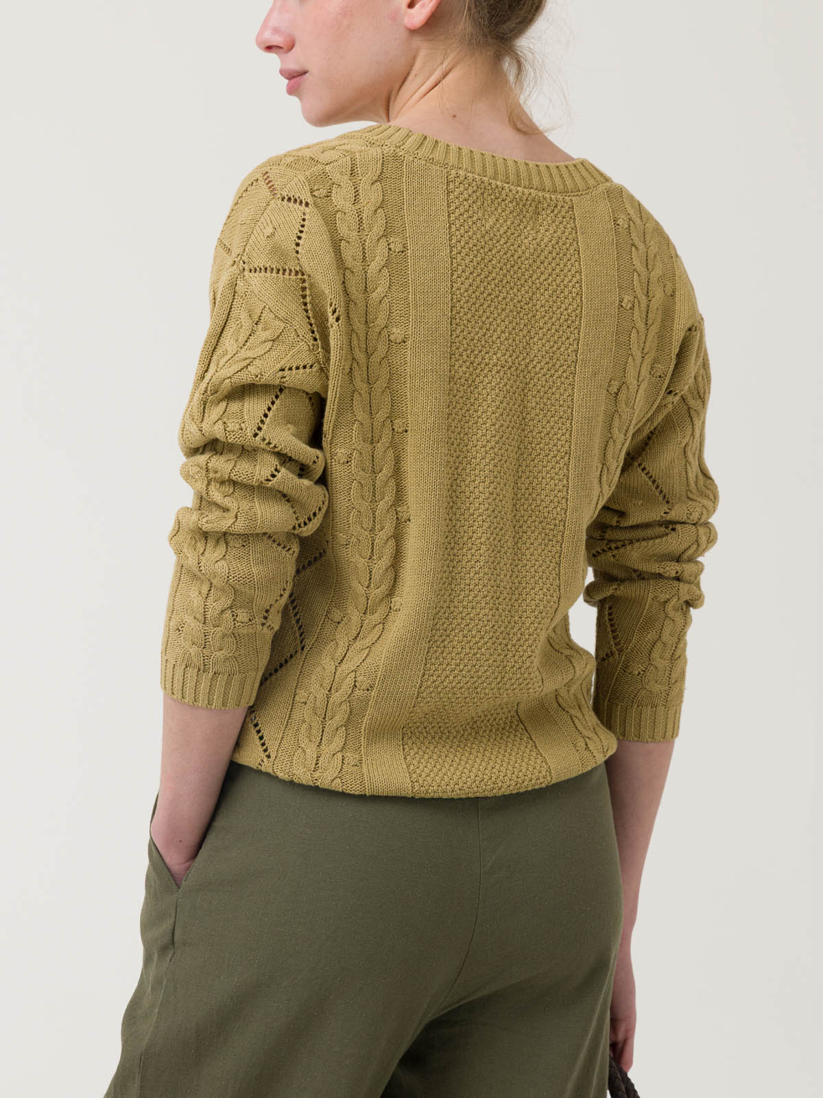 SWEATER ALGODÓN ORGÁNICO MUJER NIT VERDE ROCKFORD - 6