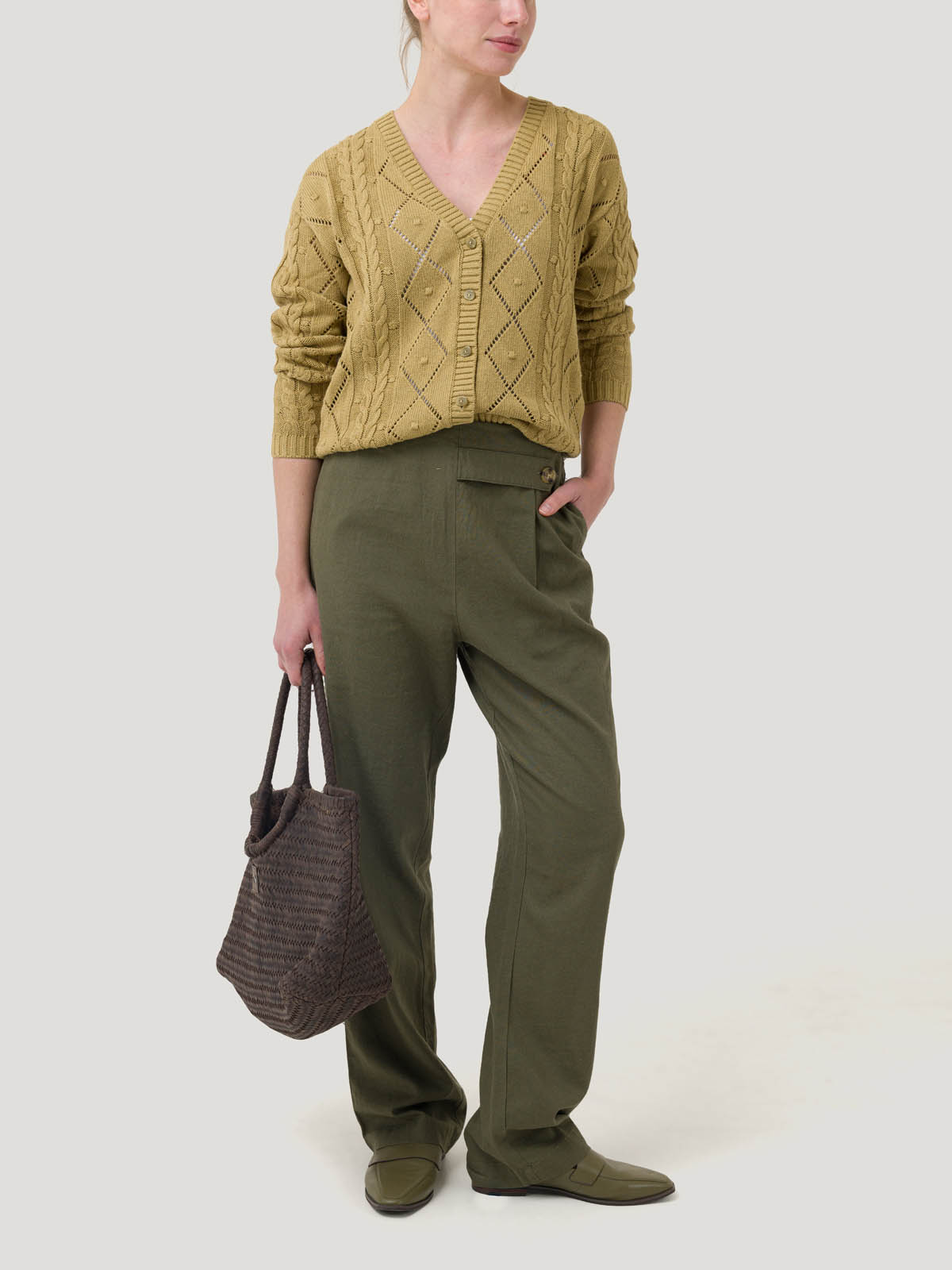 SWEATER ALGODÓN ORGÁNICO MUJER NIT VERDE ROCKFORD - 8