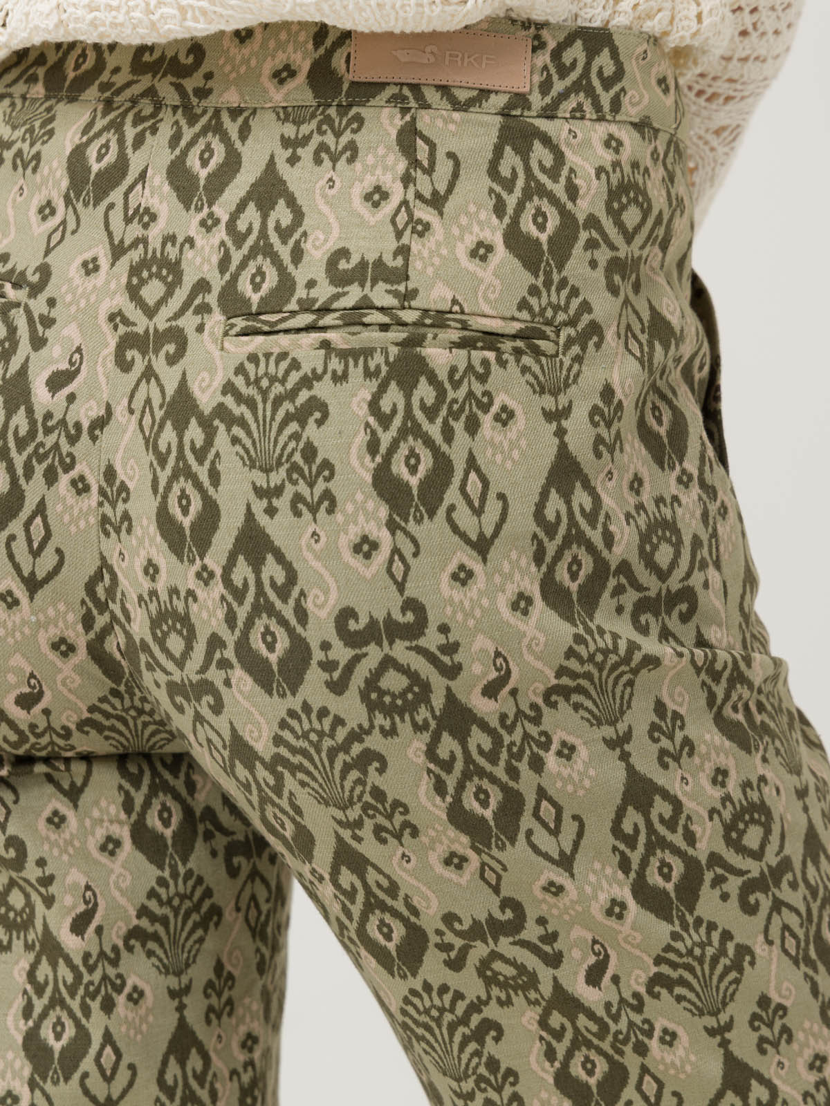 PANTALÓN ALGODÓN MUJER CASPIO VERDE ROCKFORD - 7