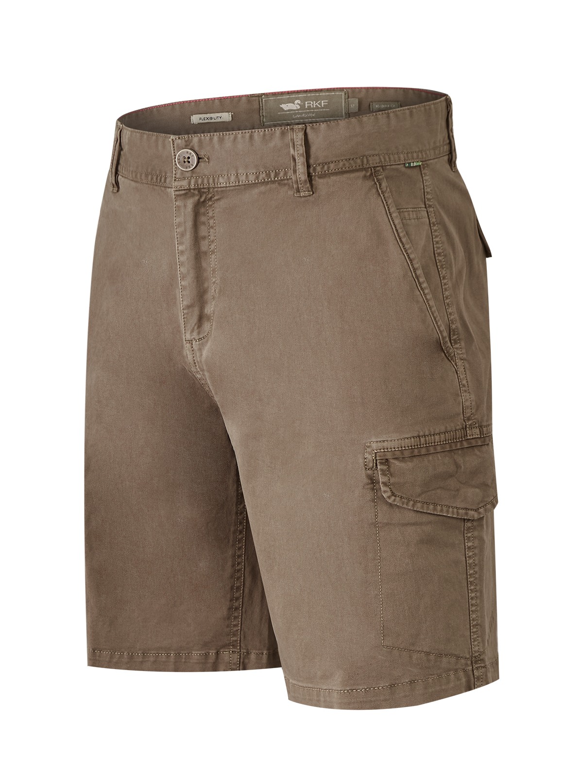SHORT ALGODÓN HOMBRE KUNAPRO EN COLOR CAFE ROCKFORD - 1