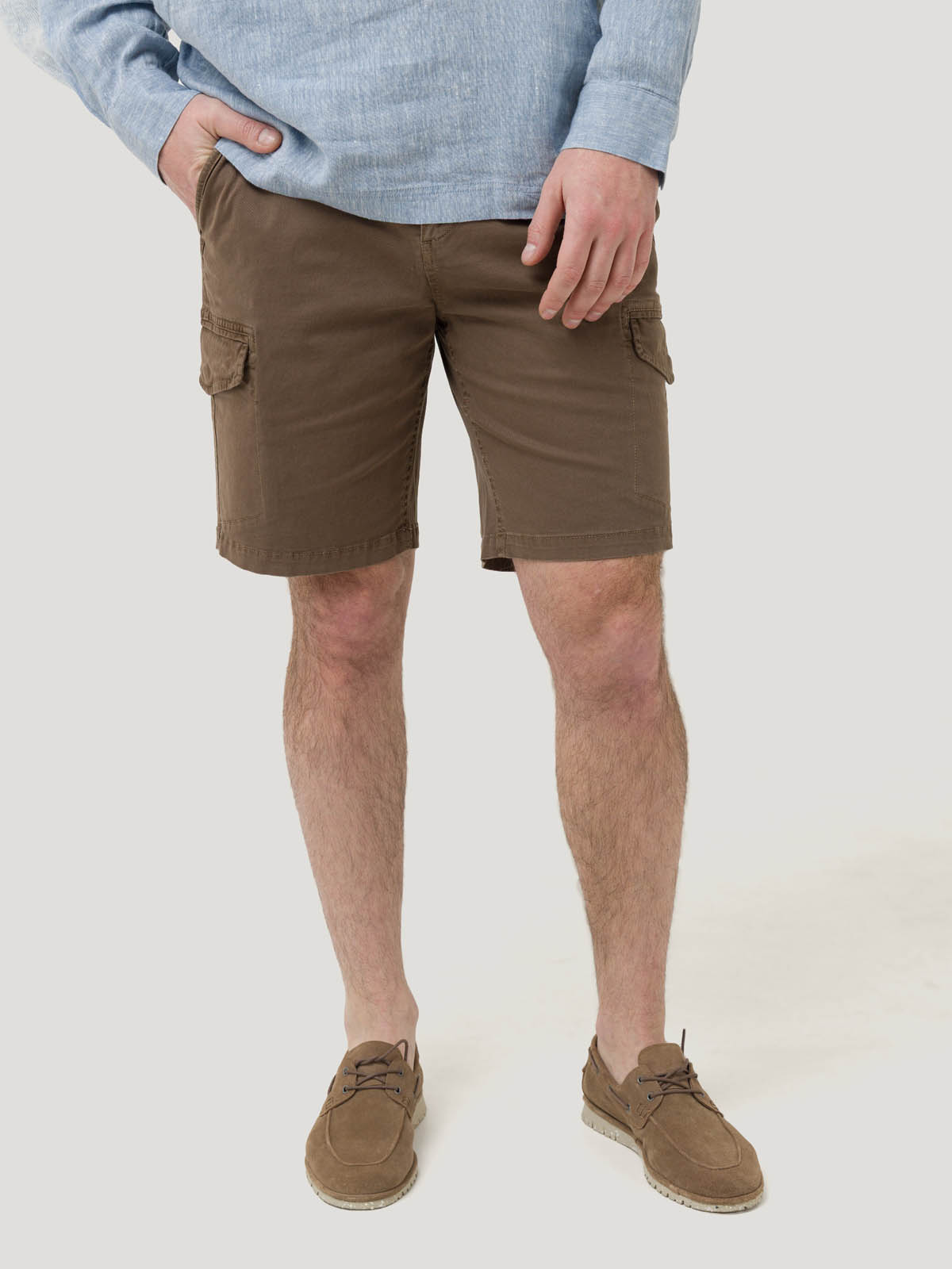 SHORT ALGODÓN HOMBRE KUNAPRO EN COLOR CAFE ROCKFORD - 5
