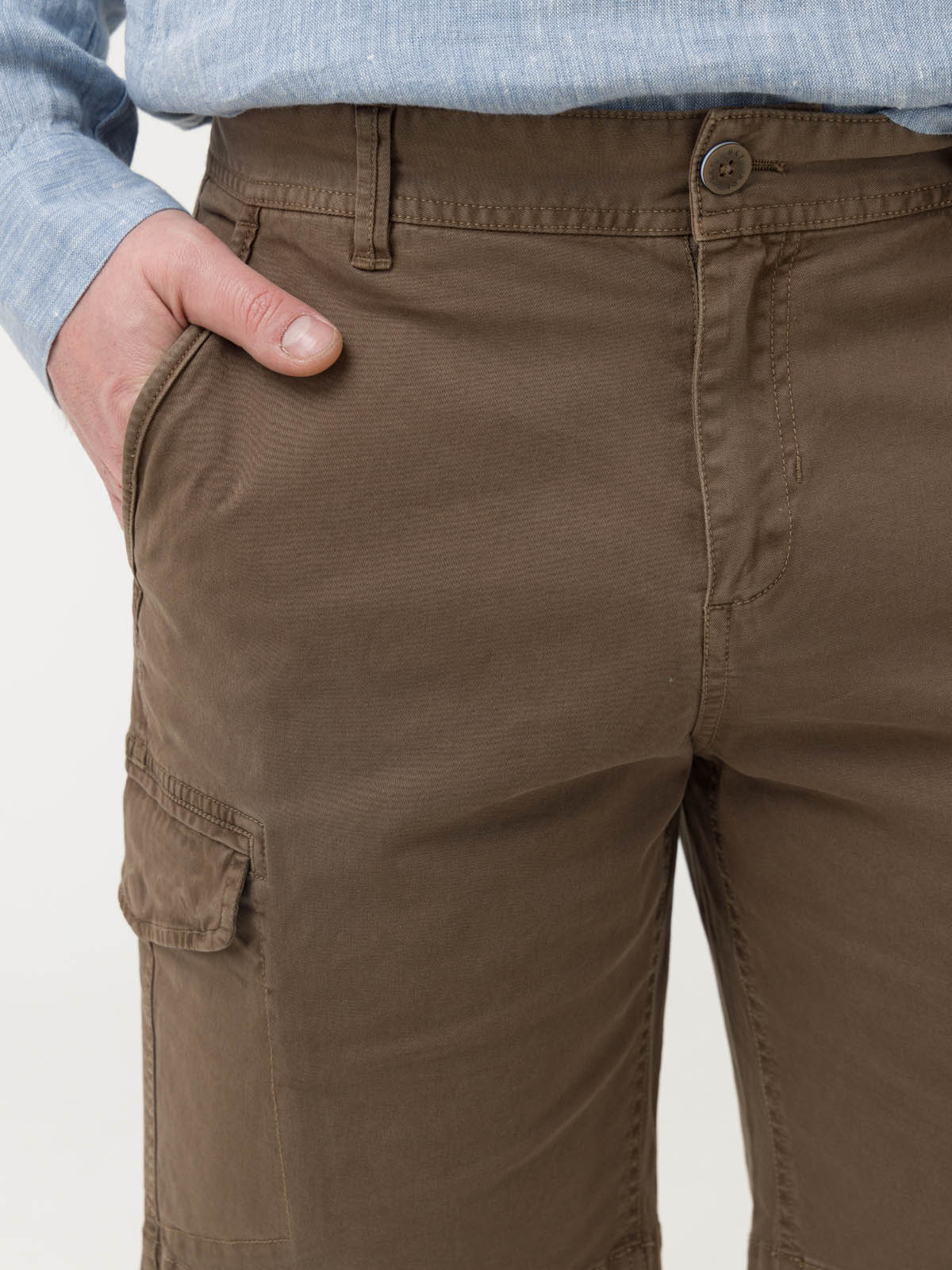 SHORT ALGODÓN HOMBRE KUNAPRO EN COLOR CAFE ROCKFORD - 7