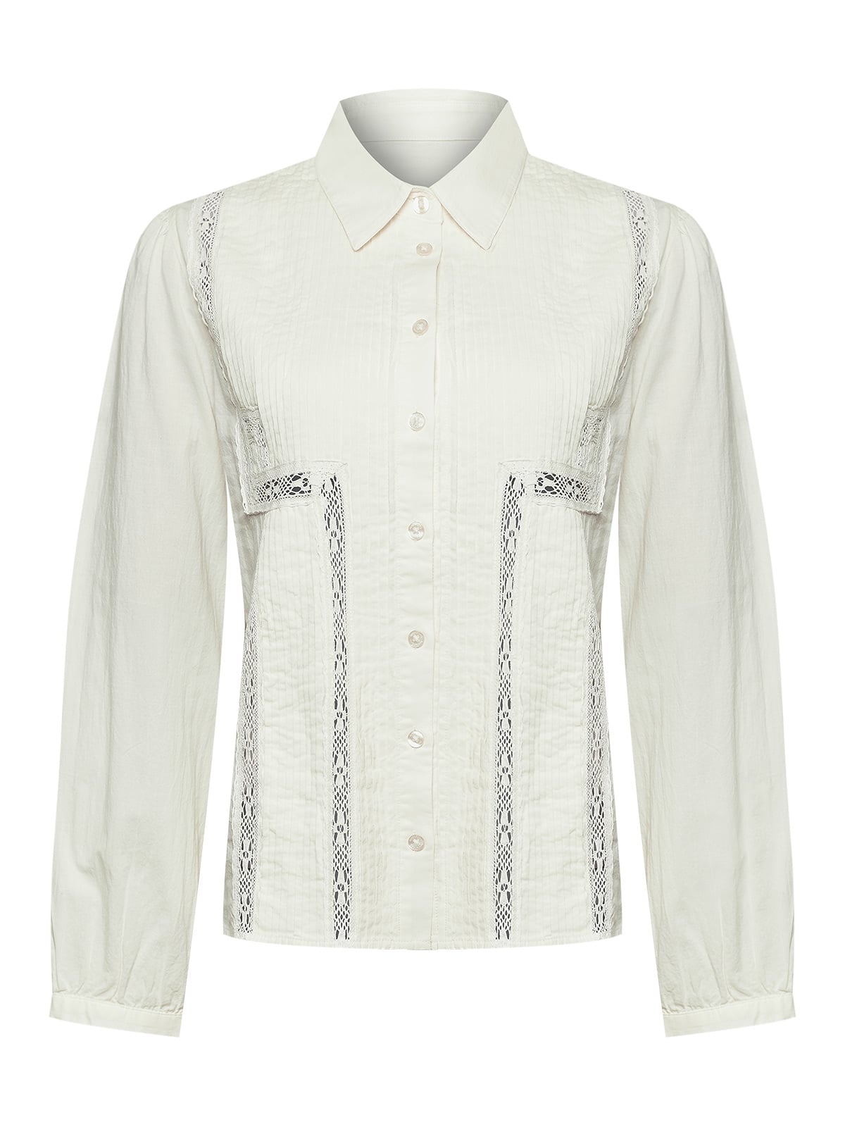 BLUSA ALGODÓN ORGÁNICO MUJER SERPENT EN COLOR BLANCO ROCKFORD - 1