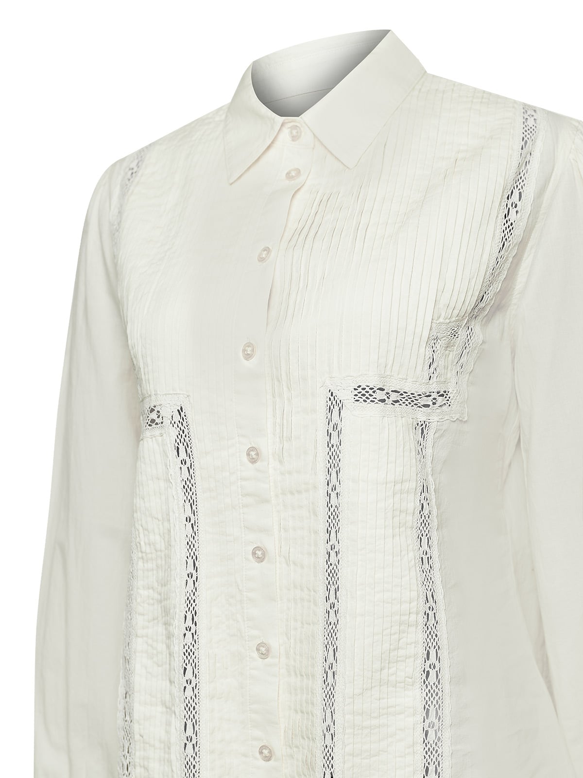 BLUSA ALGODÓN ORGÁNICO MUJER SERPENT EN COLOR BLANCO ROCKFORD - 4