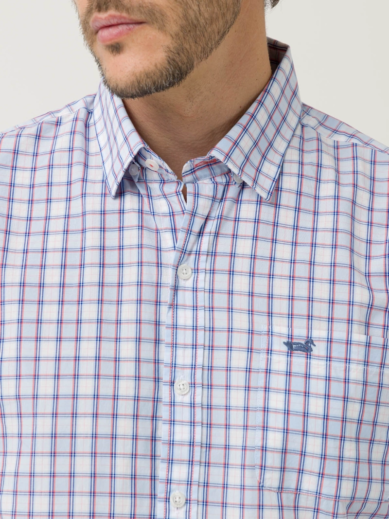 CAMISA ALGODON ORGANICO HOMBRE LIGHTER AZUL ROCKFORD - 8