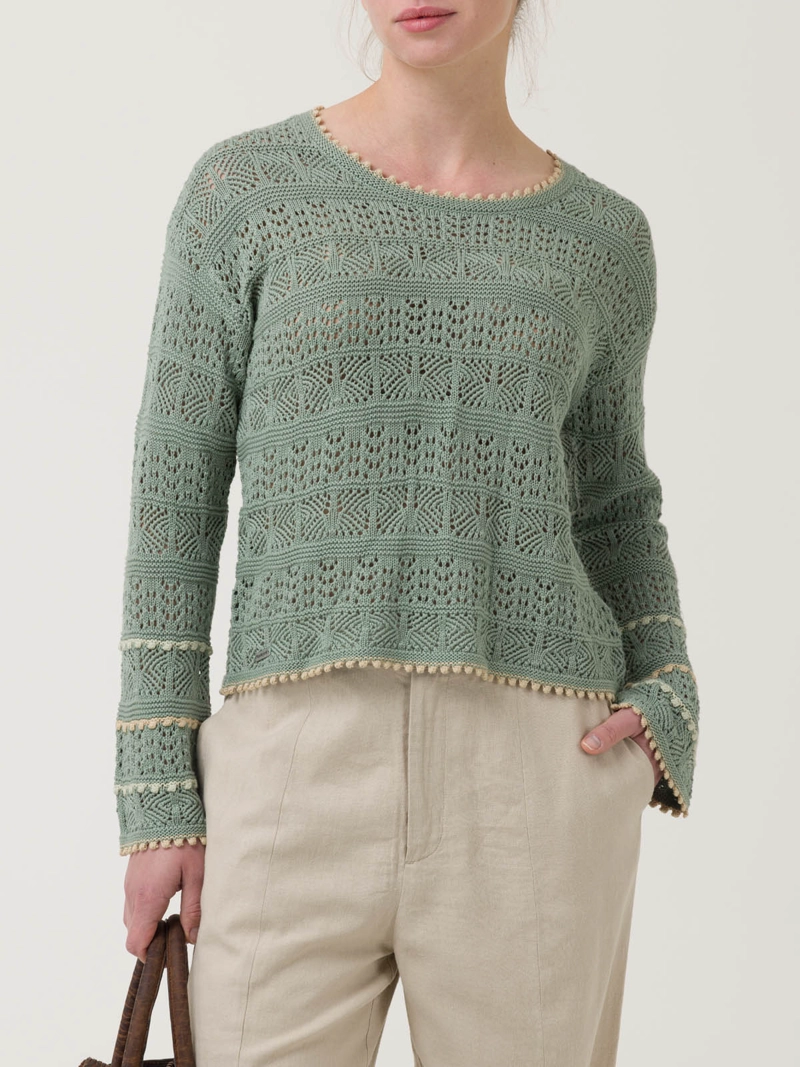 SWEATER ALGODON MUJER DINDO AZUL ROCKFORD - 5