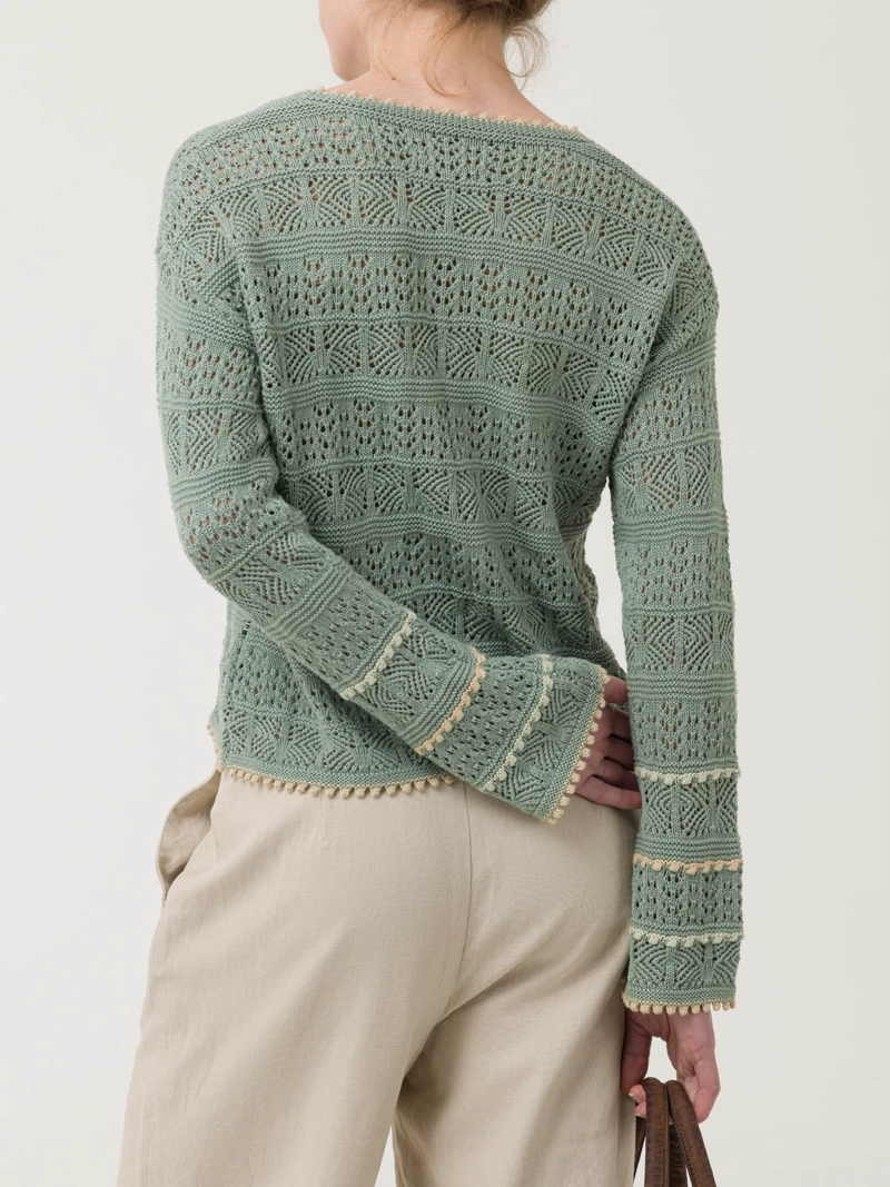 SWEATER ALGODON MUJER DINDO AZUL ROCKFORD - 6