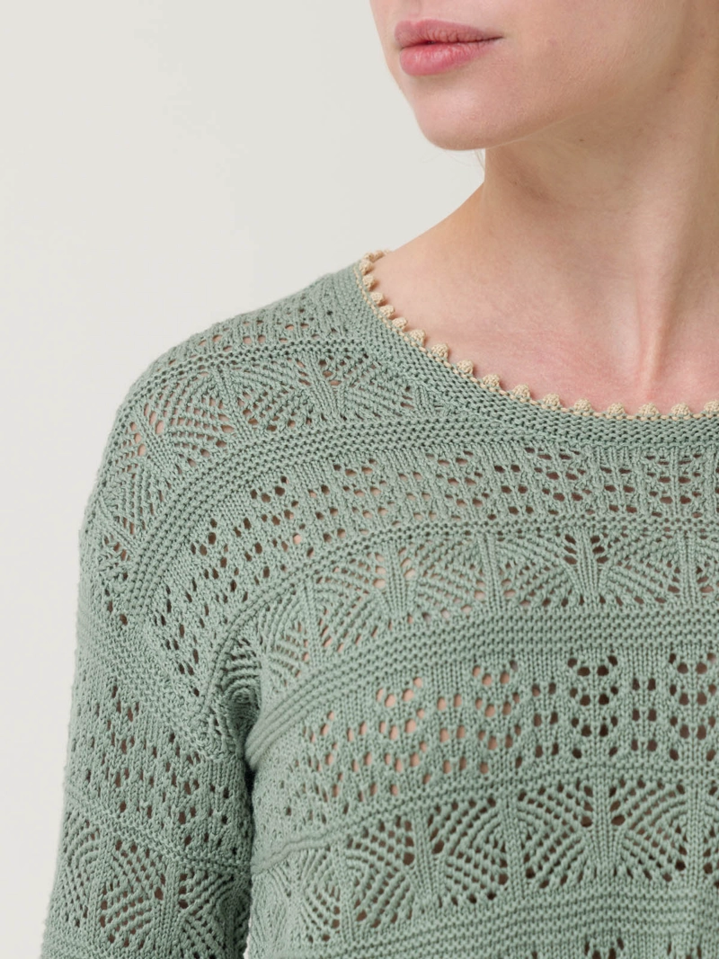 SWEATER ALGODON MUJER DINDO AZUL ROCKFORD - 7