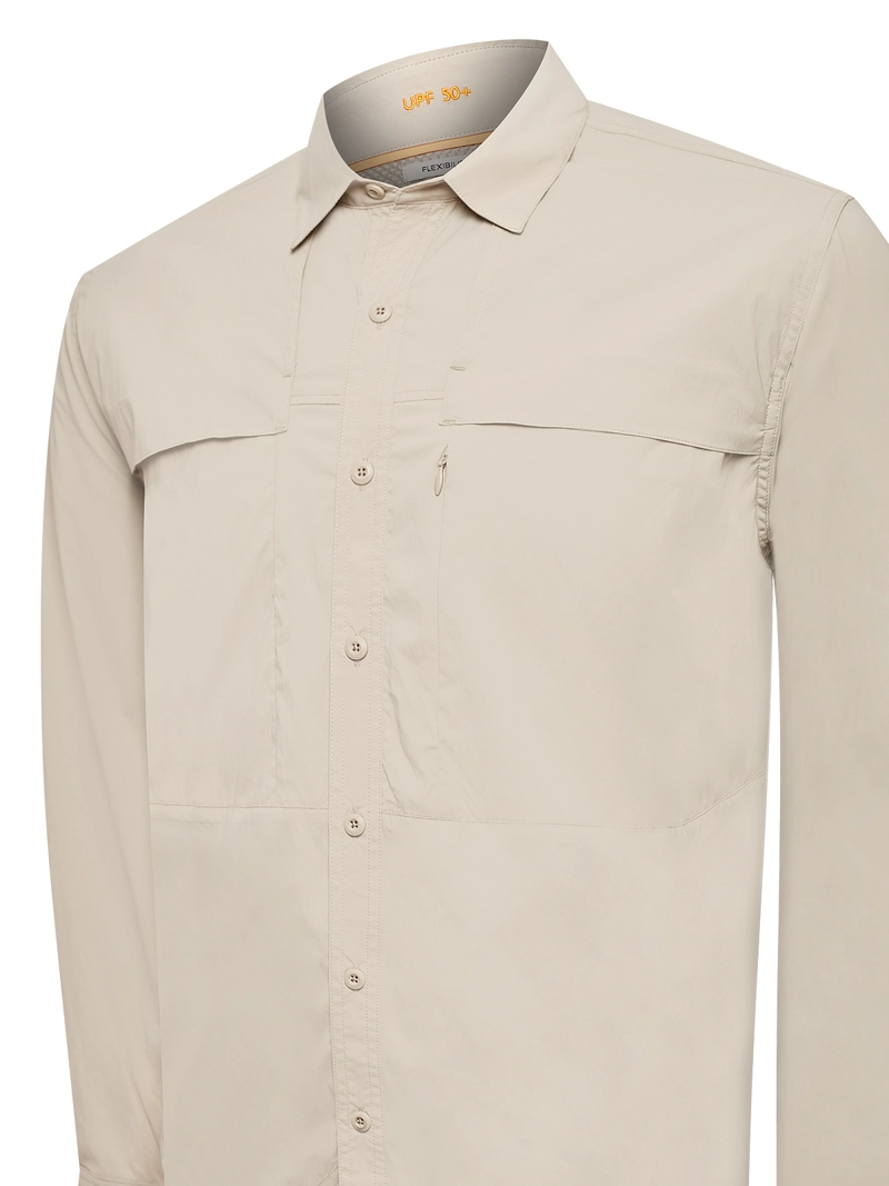 CAMISA UPF 50+ HOMBRE CHUNGARA CAFE  ROCKFORD - 4