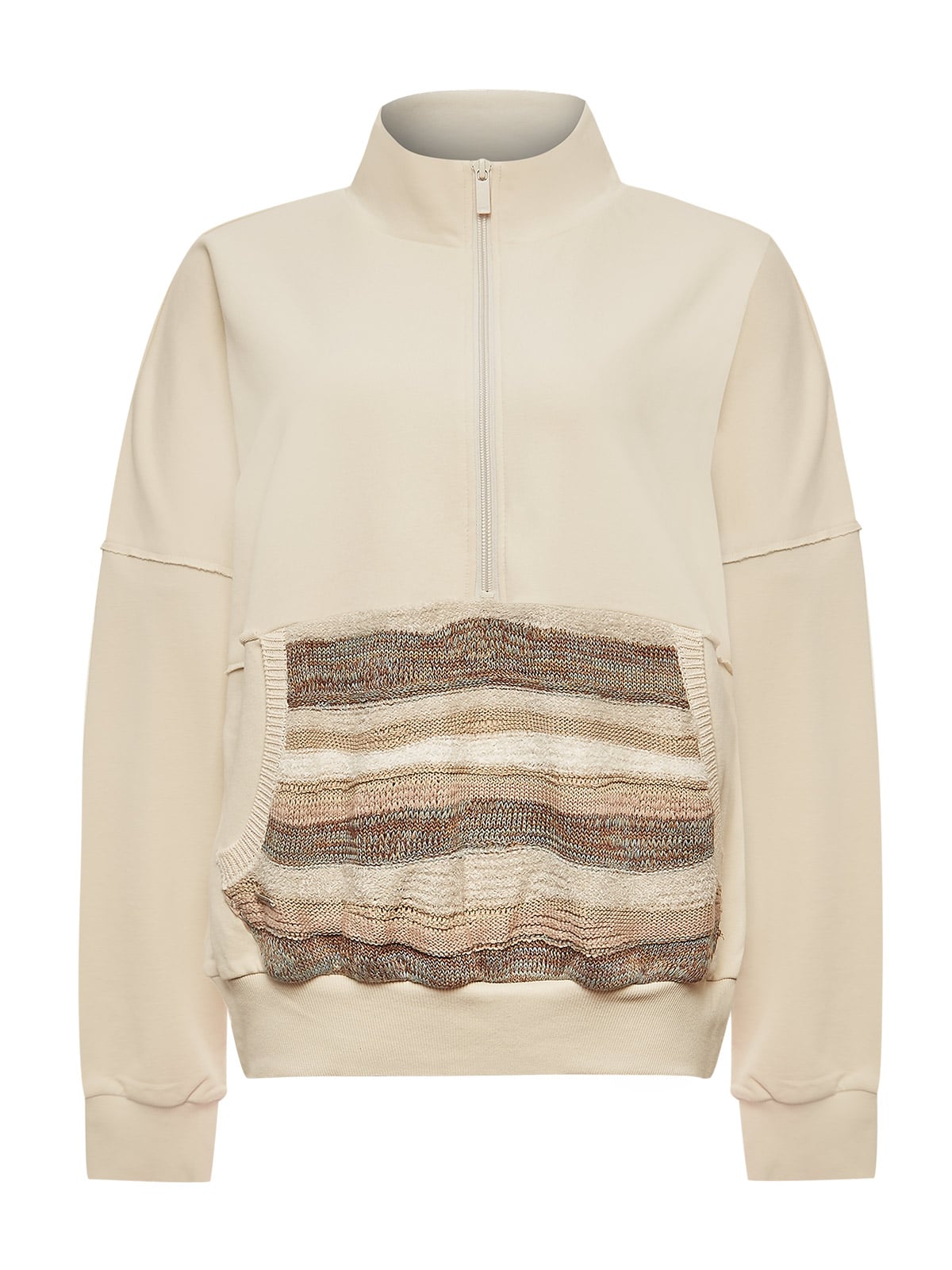 POLERÓN ALGODÓN ORGÁNICO MUJER BORO BEIGE ROCKFORD - 1